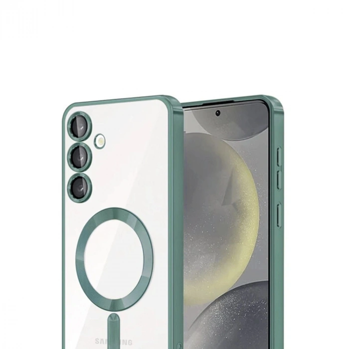 Samsung Galaxy A56 Kross Magneticsafe Kapak - Koyu Yeşil