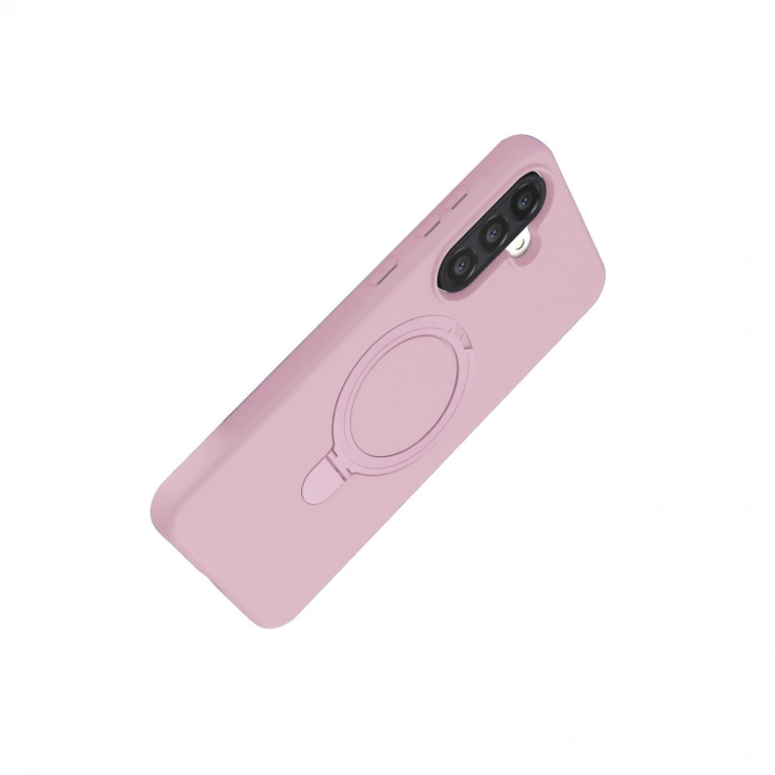 Samsung Galaxy A56 Regal Magsafe Standlı Kapak - Açık Pembe