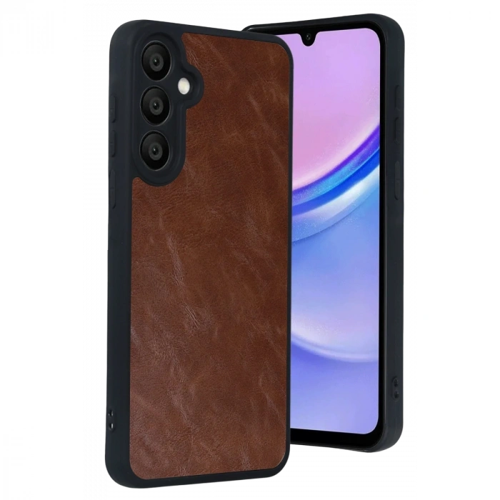 Samsung Galaxy A57 5g Aras Deri Kapak - Taba