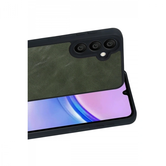 Samsung Galaxy A57 5g Aras Deri Kapak - Yeşil