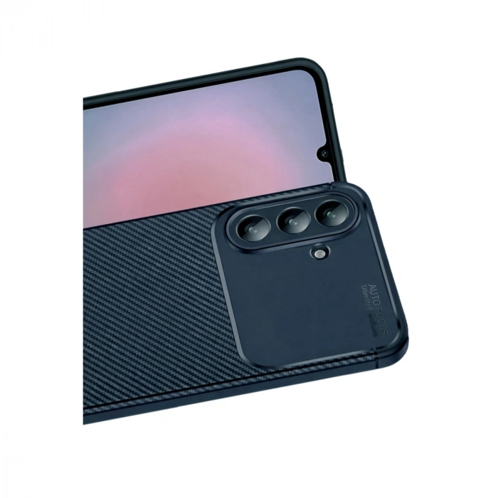 Samsung Galaxy A57 5g Auto Focus Karbon Kapak - Lacivert