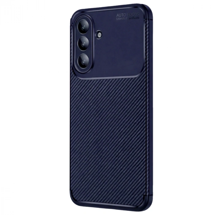 Samsung Galaxy A57 5g Auto Focus Karbon Kapak - Lacivert
