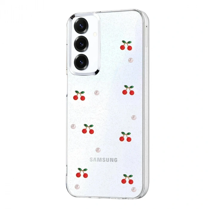 Samsung Galaxy A57 5g Fiyonk Desenli Kapak - Desen 9
