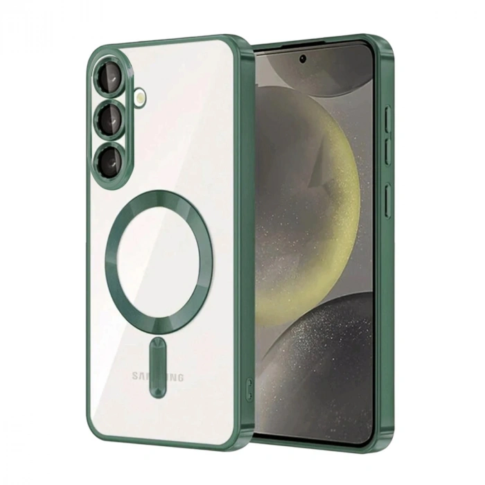 Samsung Galaxy A57 5g Kross Magneticsafe Kapak - Koyu Yeşil