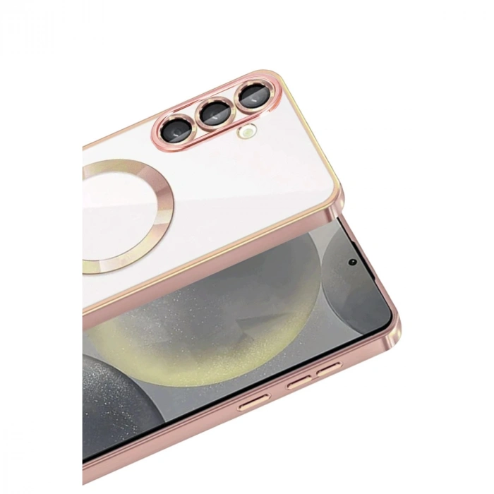 Samsung Galaxy A57 5g Kross Magneticsafe Kapak - Rose