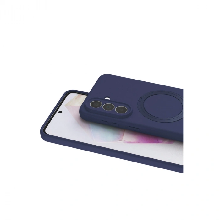 Samsung Galaxy A57 5g Regal Magsafe Standlı Kapak - Lacivert