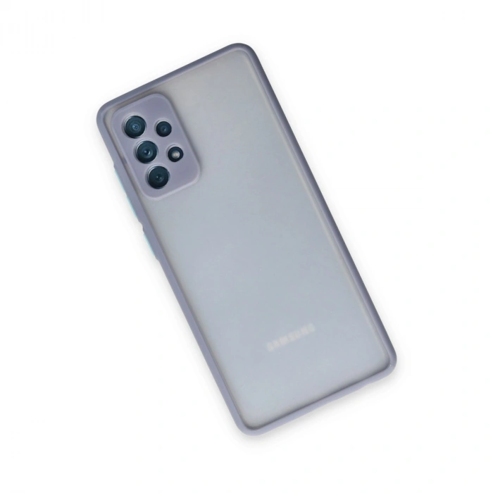 Samsung Galaxy A72 Kılıf Montreal Silikon Kapak - Gri