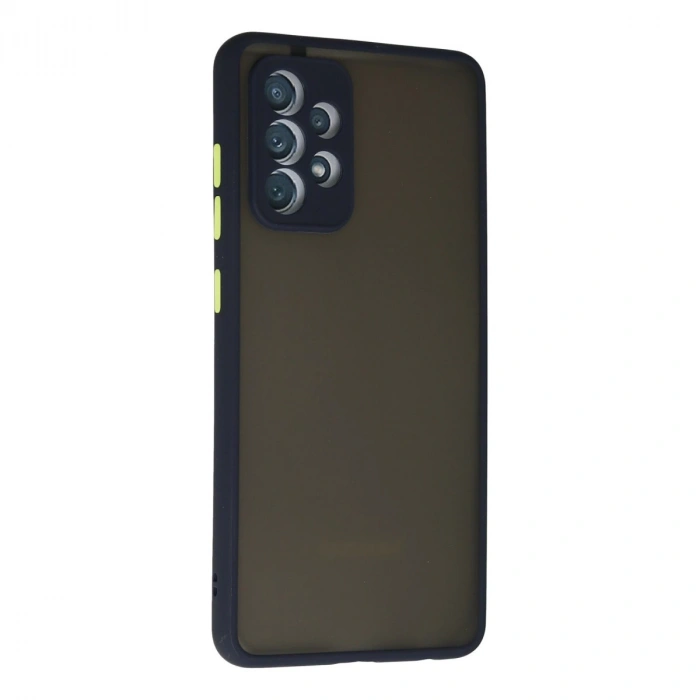 Samsung Galaxy A72 Kılıf Montreal Silikon Kapak - Lacivert