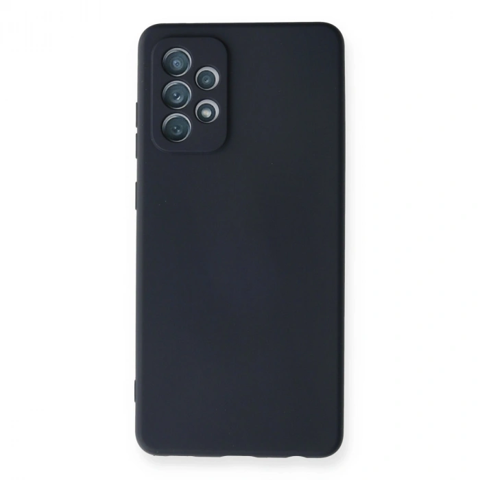 Samsung Galaxy A72 Kılıf Nano İçi Kadife Silikon - Lacivert