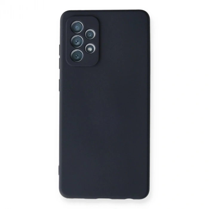 Samsung Galaxy A72 Kılıf Nano İçi Kadife Silikon - Lacivert