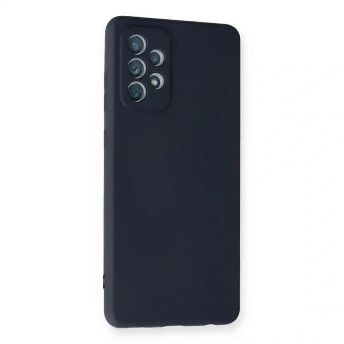 Samsung Galaxy A72 Kılıf Nano İçi Kadife Silikon - Lacivert