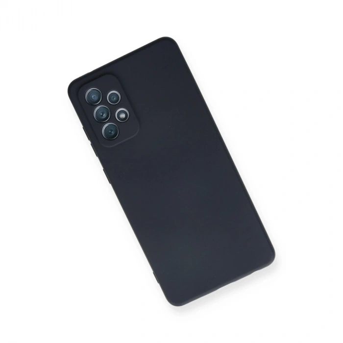 Samsung Galaxy A72 Kılıf Nano İçi Kadife Silikon - Lacivert