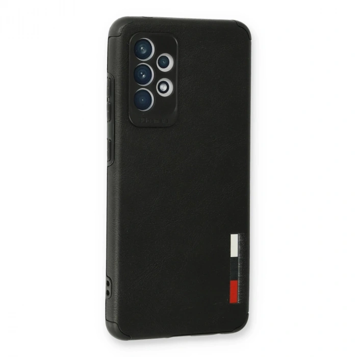 Samsung Galaxy A73 5g Kılıf Loop Deri Silikon - Siyah