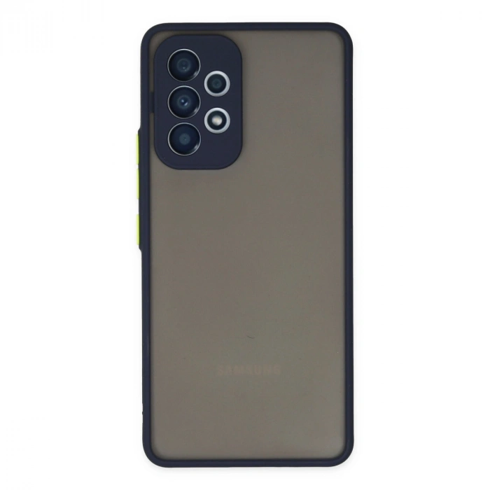 Samsung Galaxy A73 5g Kılıf Montreal Silikon Kapak - Lacivert
