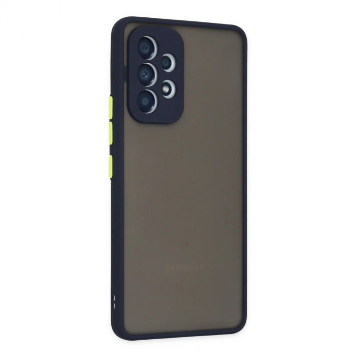 Samsung Galaxy A73 5g Kılıf Montreal Silikon Kapak - Lacivert