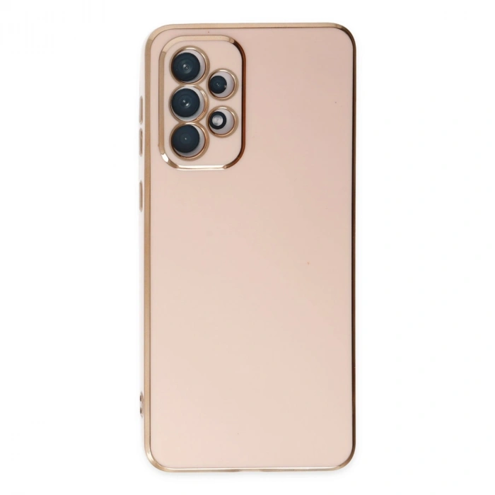 Samsung Galaxy A73 5g Kılıf Volet Silikon - Pembe