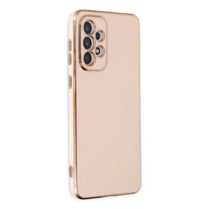 Samsung Galaxy A73 5g Kılıf Volet Silikon - Pembe