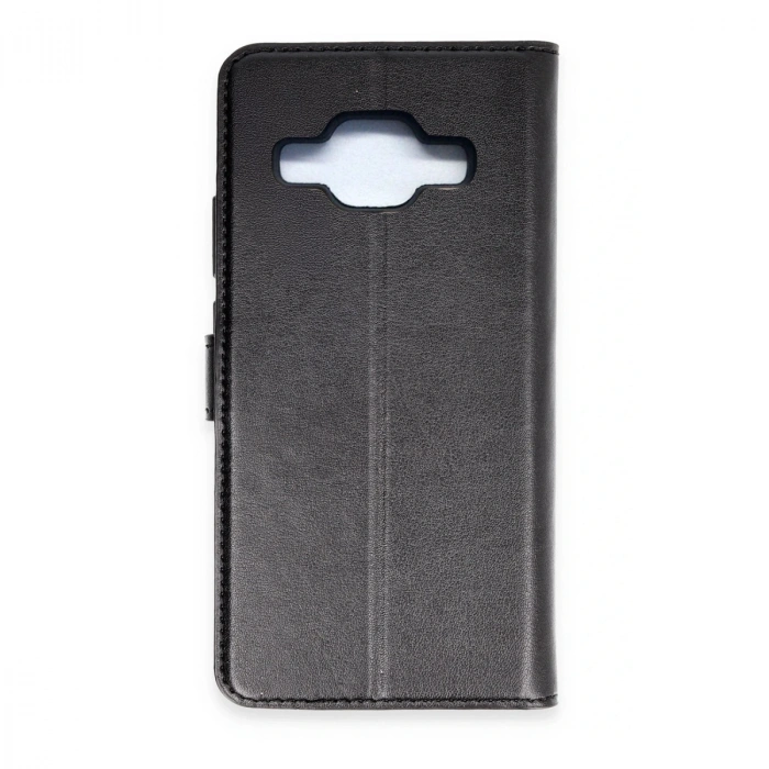 Samsung Galaxy J5 Trend S Plus Kapaklı Kılıf - Siyah