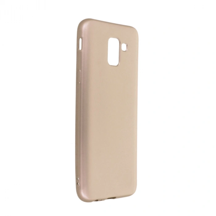 Samsung Galaxy J6 Kılıf First Silikon - Gold