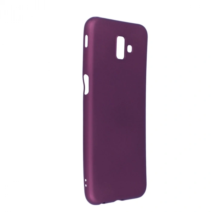 Samsung Galaxy J6 Plus Kılıf First Silikon - Mürdüm
