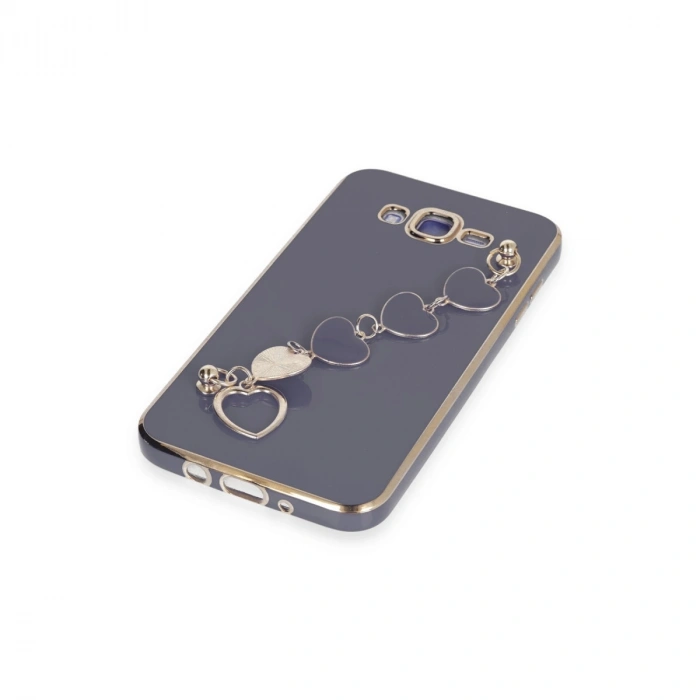 Samsung Galaxy J7 Kılıf Esila Silikon - Gri