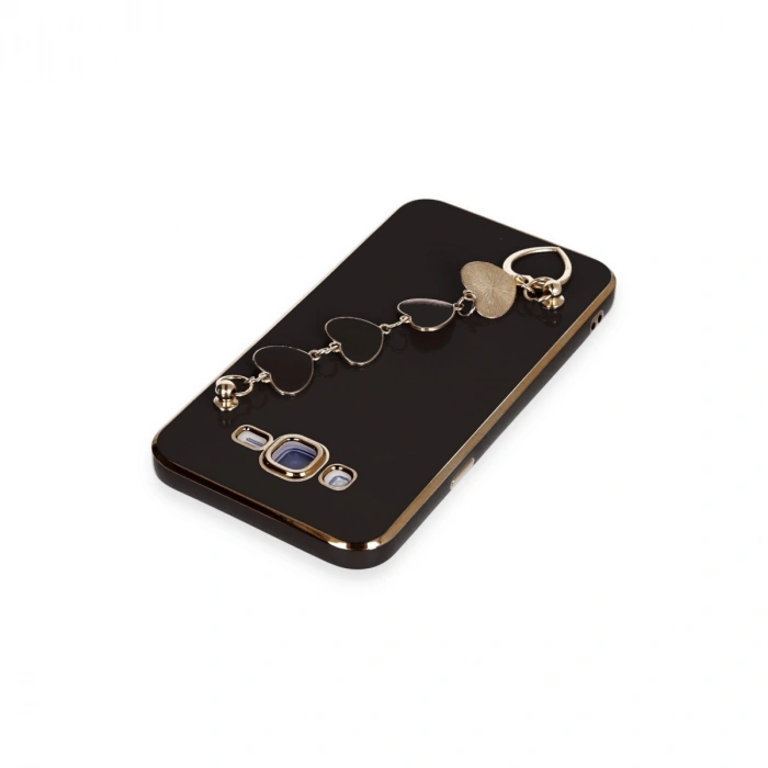 Samsung Galaxy J7 Kılıf Esila Silikon - Siyah