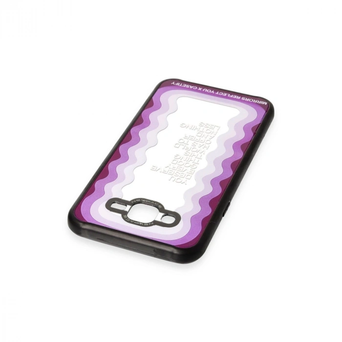 Samsung Galaxy J7 Kılıf Mirror Desenli Kapak - Mirror - 5