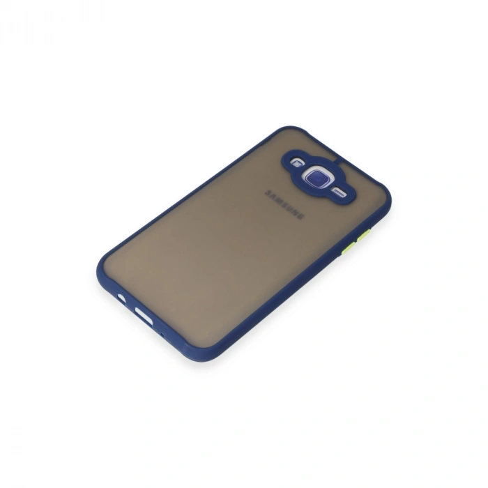 Samsung Galaxy J7 Kılıf Montreal Silikon Kapak - Lacivert