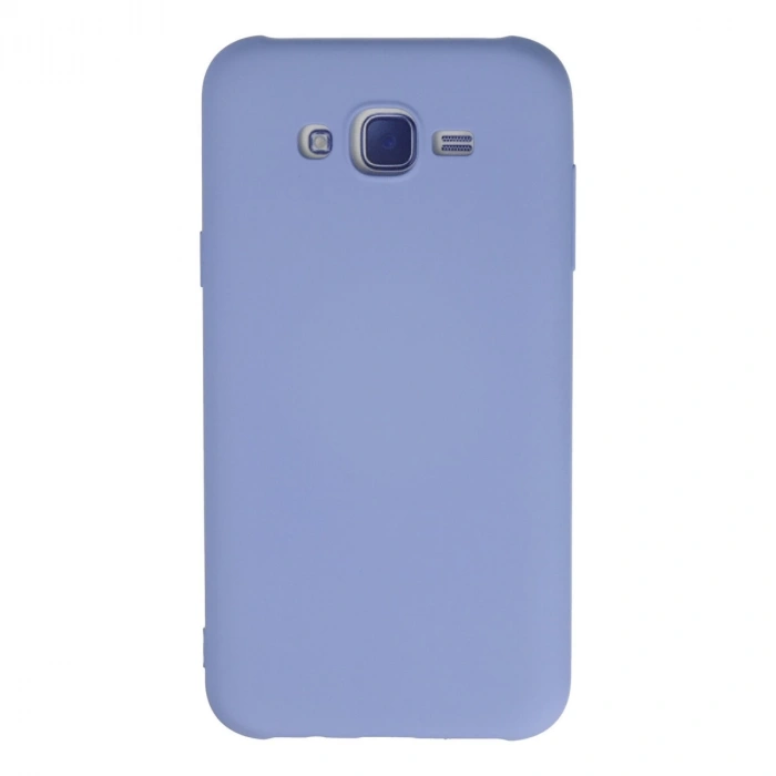 Samsung Galaxy J7 Kılıf Nano İçi Kadife Silikon - Lila