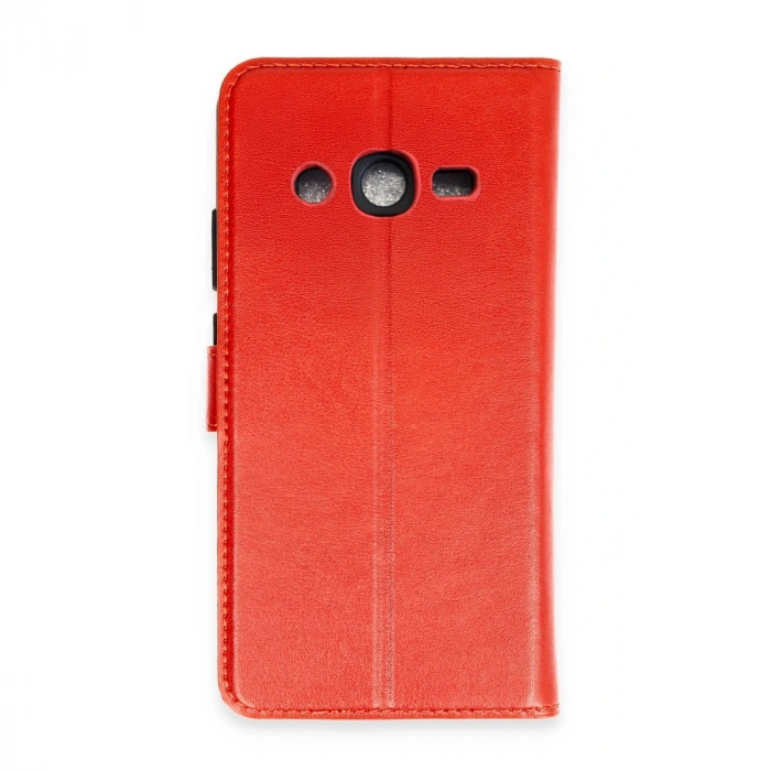 Samsung Galaxy J7 Kılıf Trend S Plus Kapaklı Kılıf - Kırmızı