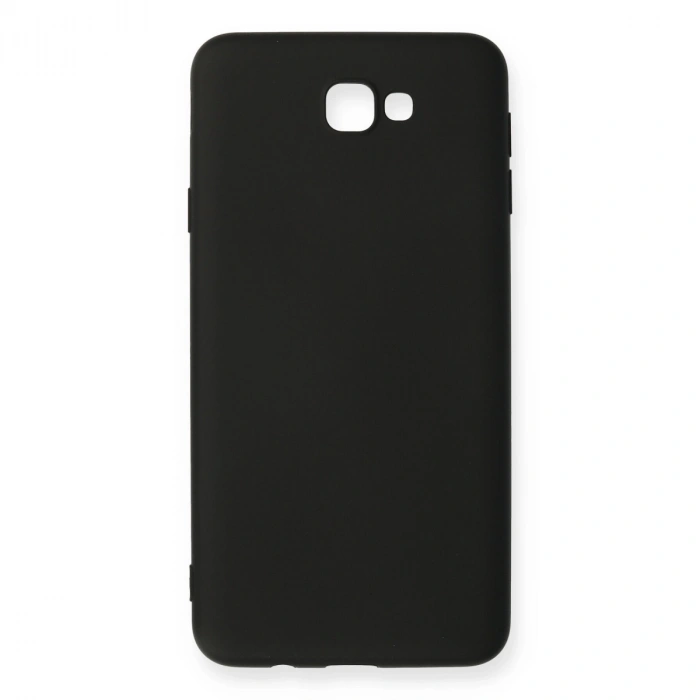 Samsung Galaxy J7 Prime Kılıf Nano İçi Kadife Silikon - Siyah