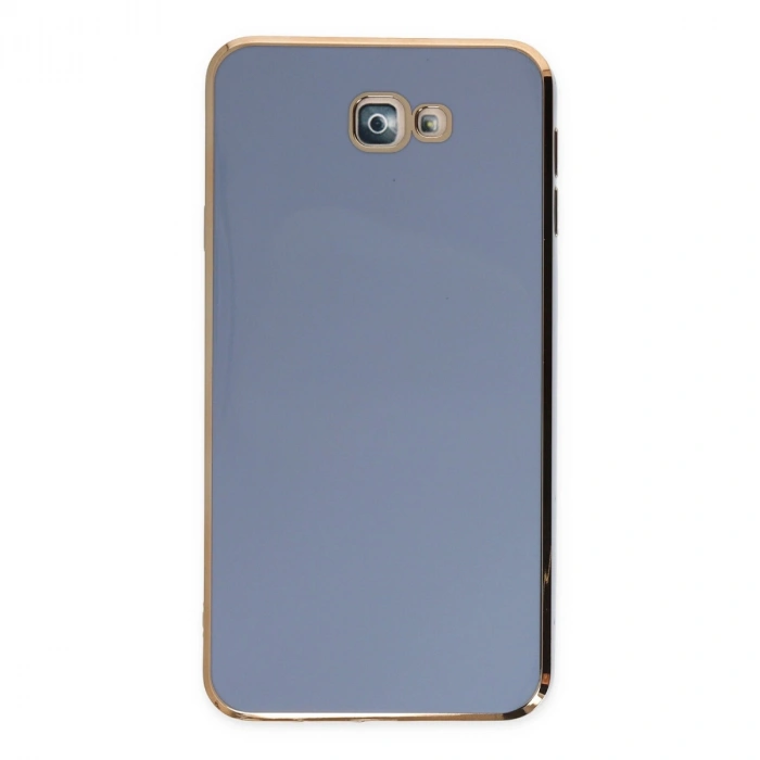 Samsung Galaxy J7 Prime Kılıf Volet Silikon - Mavi