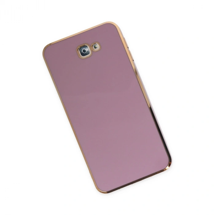 Samsung Galaxy J7 Prime Kılıf Volet Silikon - Mor