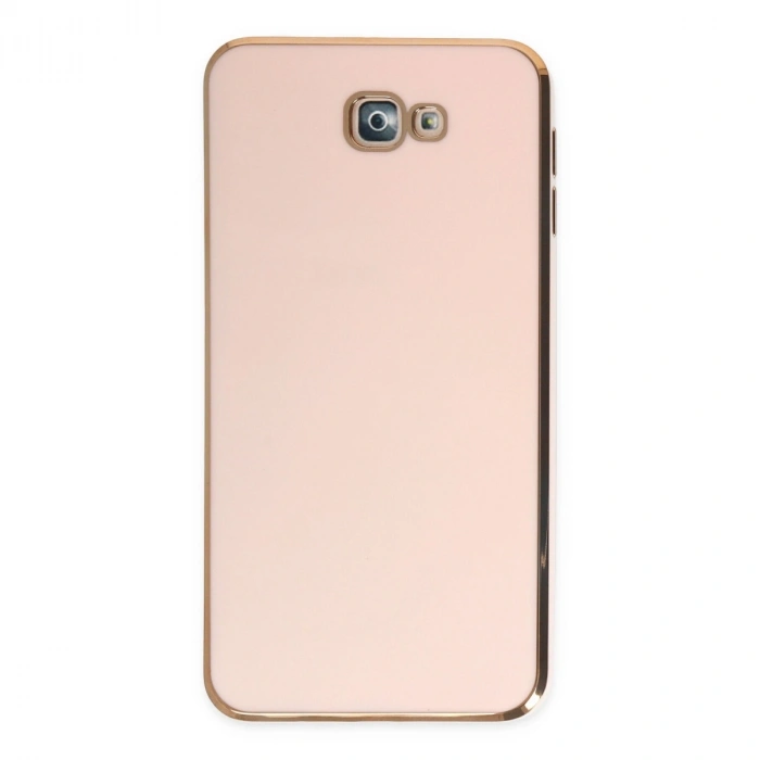 Samsung Galaxy J7 Prime Kılıf Volet Silikon - Pembe