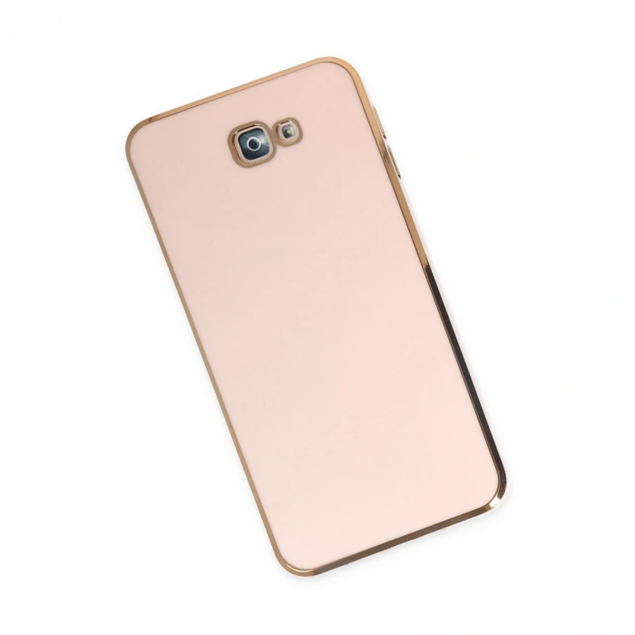 Samsung Galaxy J7 Prime Kılıf Volet Silikon - Pembe