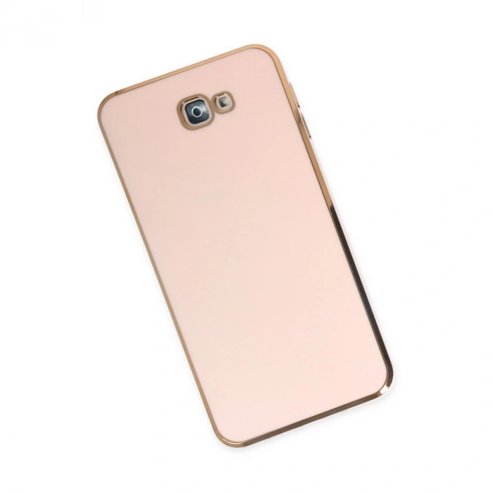 Samsung Galaxy J7 Prime Kılıf Volet Silikon - Pembe