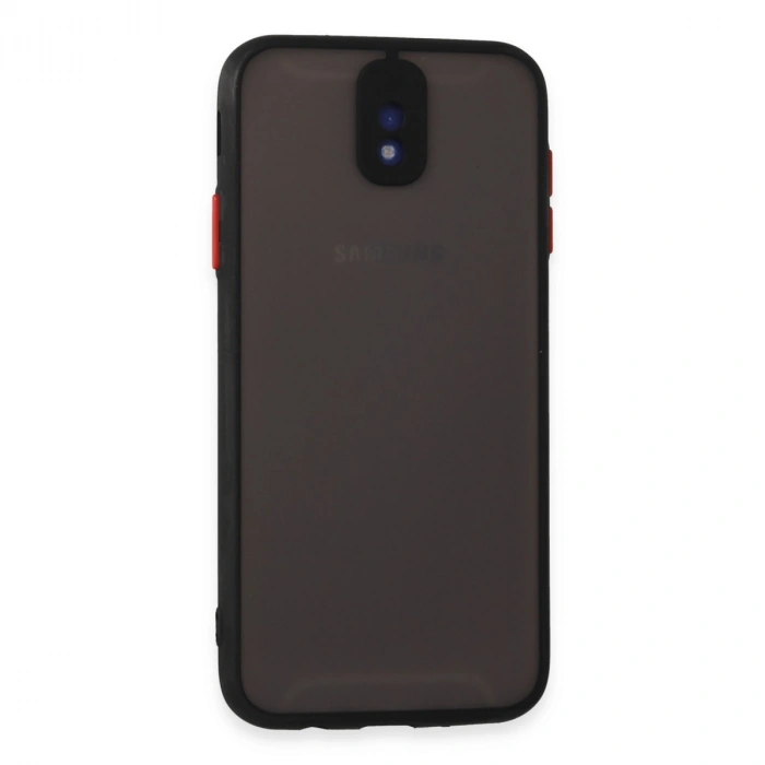 Samsung Galaxy J7 Pro / J730 Kılıf Montreal Silikon Kapak - Siyah