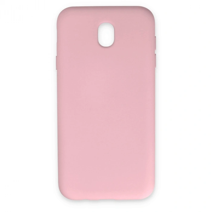 Samsung Galaxy J7 Pro / J730 Kılıf Nano İçi Kadife Silikon - Pudra