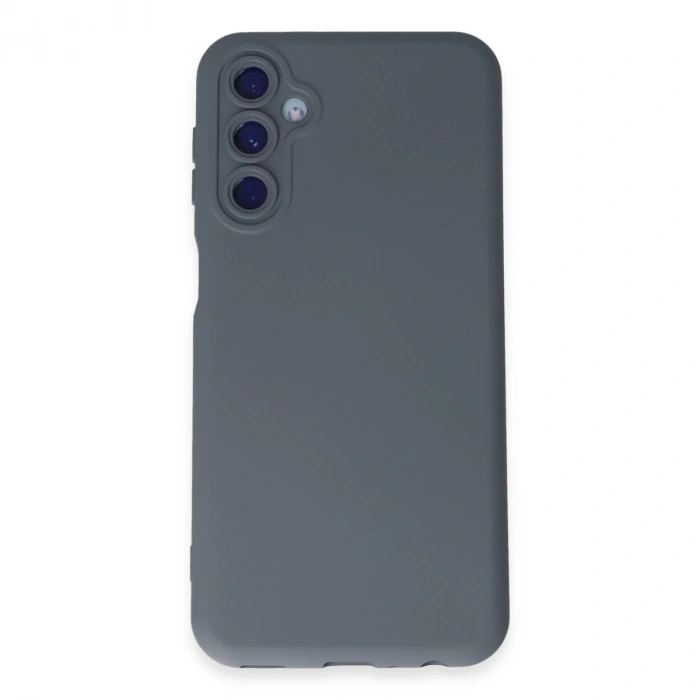 Samsung Galaxy M14 5g Kılıf Nano İçi Kadife Silikon - Gri