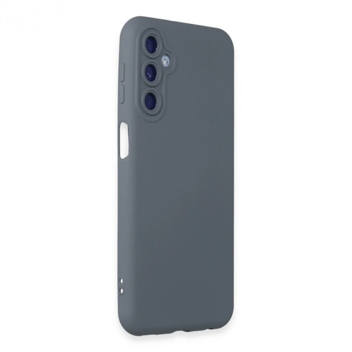 Samsung Galaxy M14 5g Kılıf Nano İçi Kadife Silikon - Gri