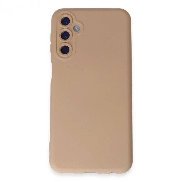 Samsung Galaxy M14 5g Kılıf Nano İçi Kadife Silikon - Pudra