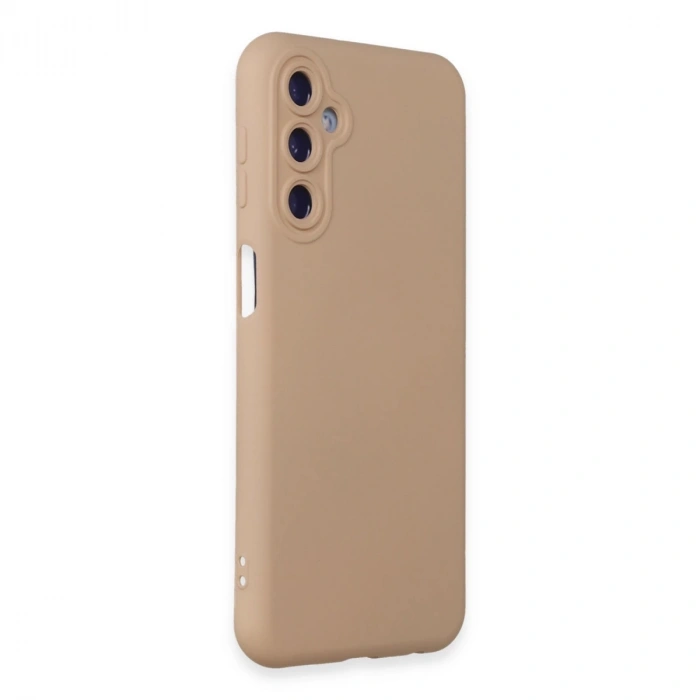 Samsung Galaxy M14 5g Kılıf Nano İçi Kadife Silikon - Pudra