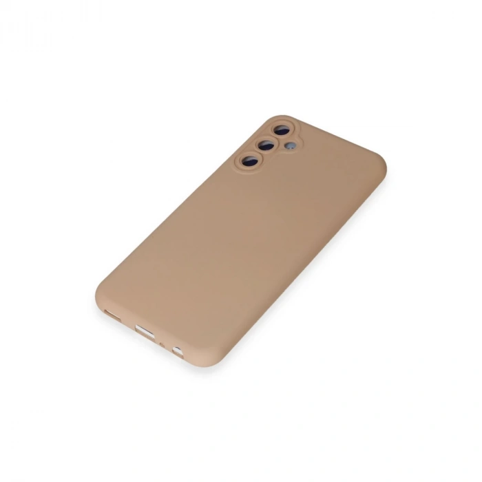 Samsung Galaxy M14 5g Kılıf Nano İçi Kadife Silikon - Pudra