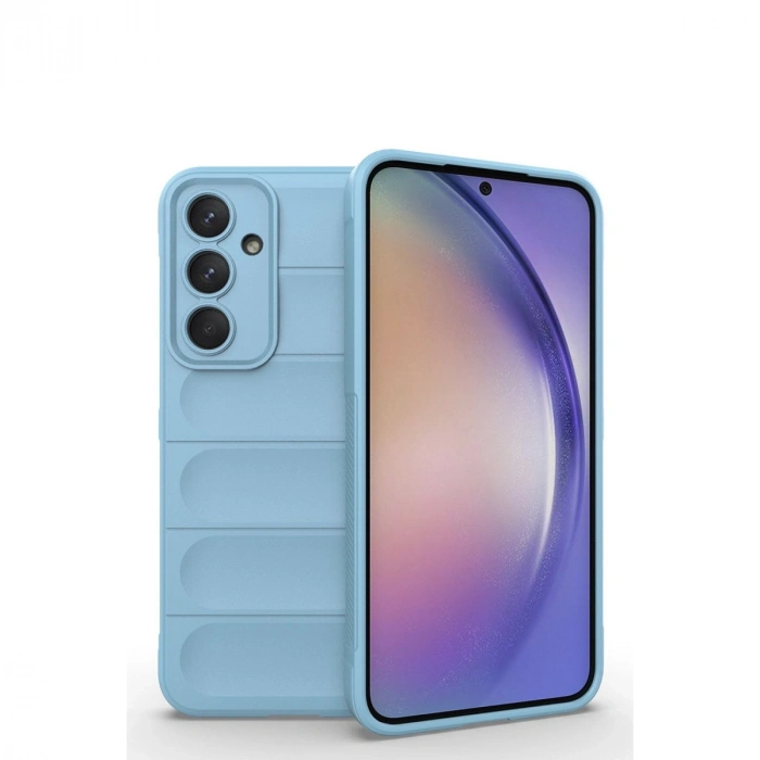 Samsung Galaxy M14 5g Kılıf Optimum Silikon - Sky Blue