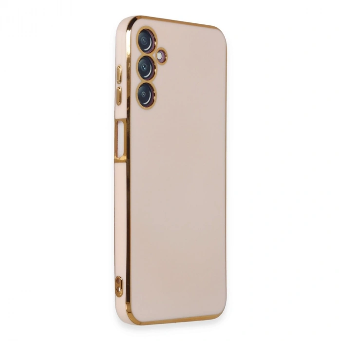 Samsung Galaxy M14 5g Kılıf Volet Silikon - Pembe