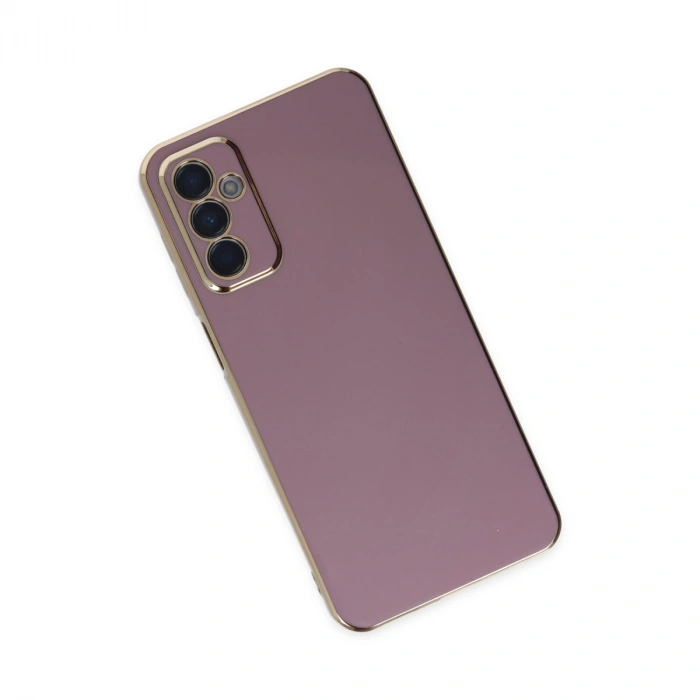 Samsung Galaxy M23 Kılıf Volet Silikon - Mor