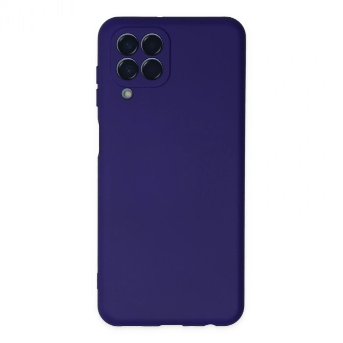 Samsung Galaxy M33 Kılıf Nano İçi Kadife Silikon - Mor