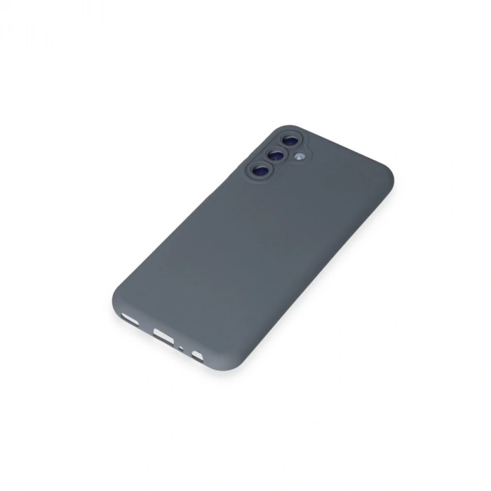 Samsung Galaxy M34 5g Kılıf Nano İçi Kadife Silikon - Gri
