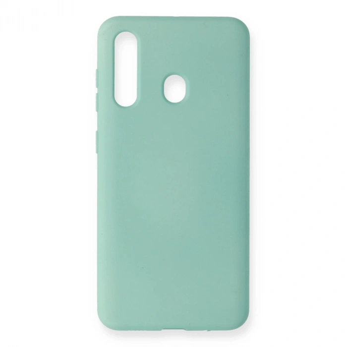 Samsung Galaxy M40 Kılıf Nano İçi Kadife Silikon - Turkuaz