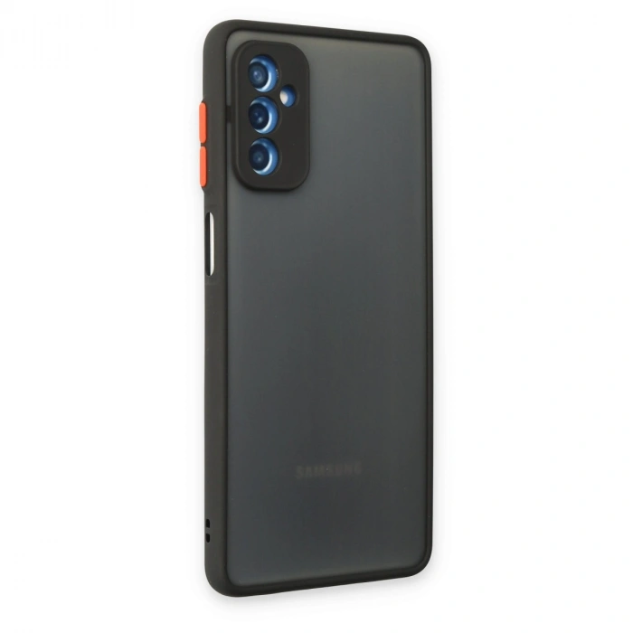 Samsung Galaxy M52 5g Kılıf Montreal Silikon Kapak - Siyah